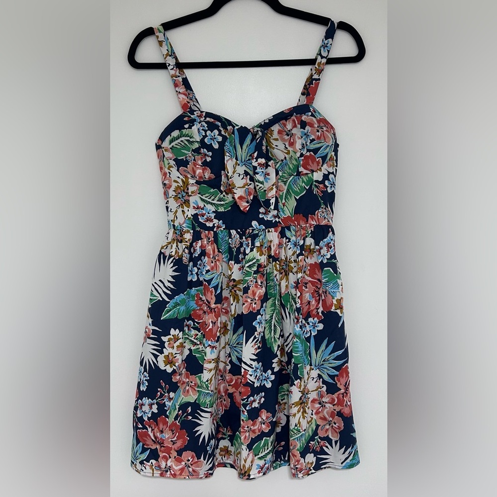 Band of Gypsies Navy Tropical Floral Sundress